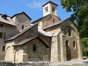 8 juillet 2019. Crots (05), L’abbaye Notre-Dame de Boscodon, messe