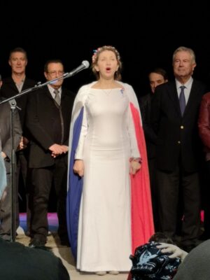 19 janvier 2019. Participation chantées à la Cérémonie des Vœux de Monsieur le Maire de Candillargues, Alain Monestier