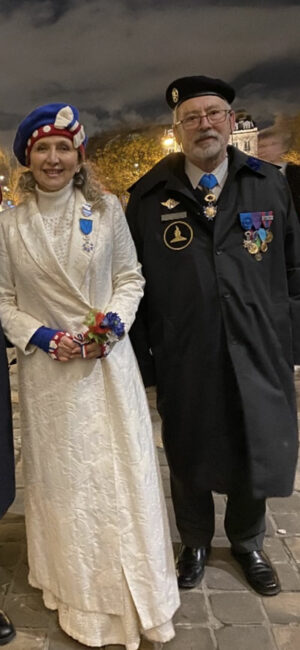Jeudi 20 novembre 2025. Paris (7ème), École Militaire, obsèques du lieutenant-colonel François Jacquet, commissaire de la Flamme, ami de Nathalie qui lui a rendu hommage…